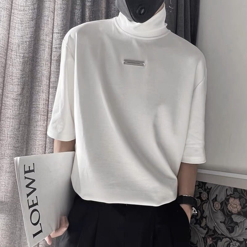 MODEFREAKのハイネックワンポイントTシャツの画像4