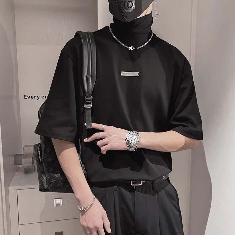 MODEFREAKのハイネックワンポイントTシャツの画像5