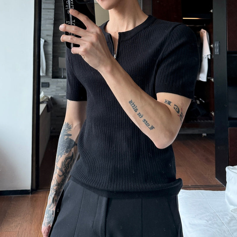 MODEFREAKのハーフジップアップトップス mf3313の画像
