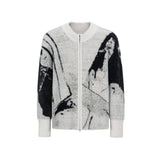 MODEFREAKのジップアップモードニュアンスニット mf3501の画像