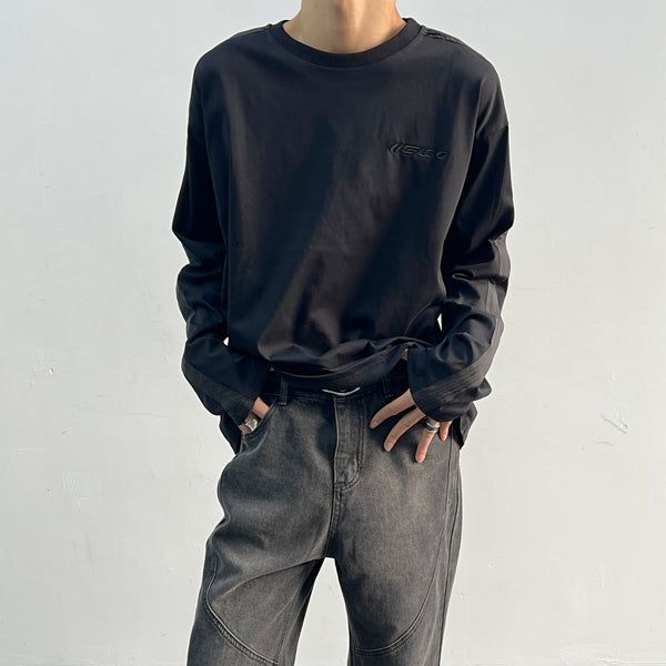 MODEFREAKのサイドラインモノトーンカットソー mf2460の画像2