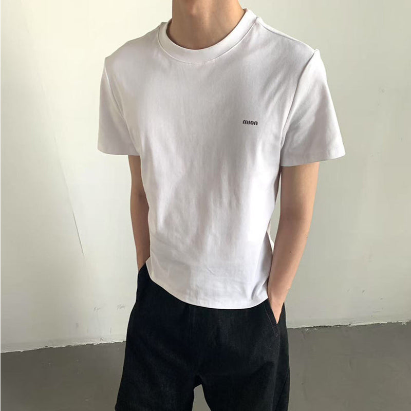 MODEFREAKのシンプルロゴハイネックスリムTシャツ mf3417の画像