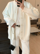 MODEFREAKのルーズモノトーンカーディガン mf2098の画像