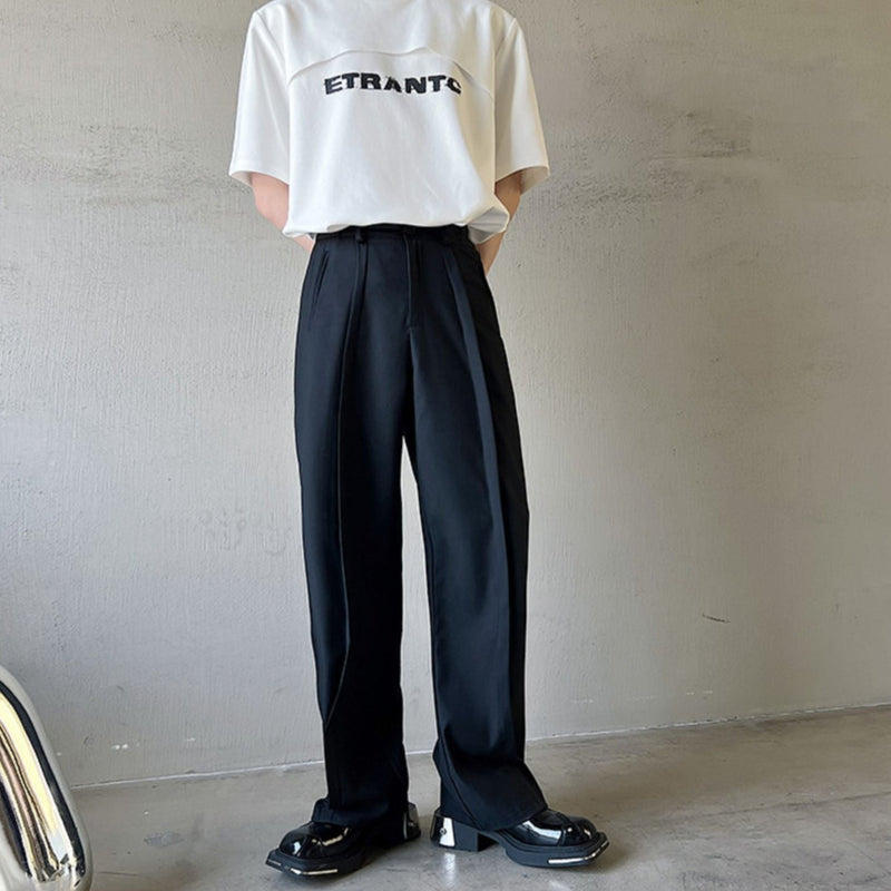 MODEFREAKのタックデザインモードスラックス mf2239の画像9