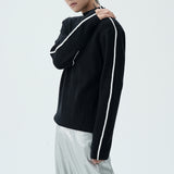 MODEFREAKの【9.15新作】バイカラーラインニットトップスの画像5