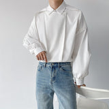 MODEFREAKの【最短即日発送】2wayクラシックデザインモノトーンシャツ mf1873の画像