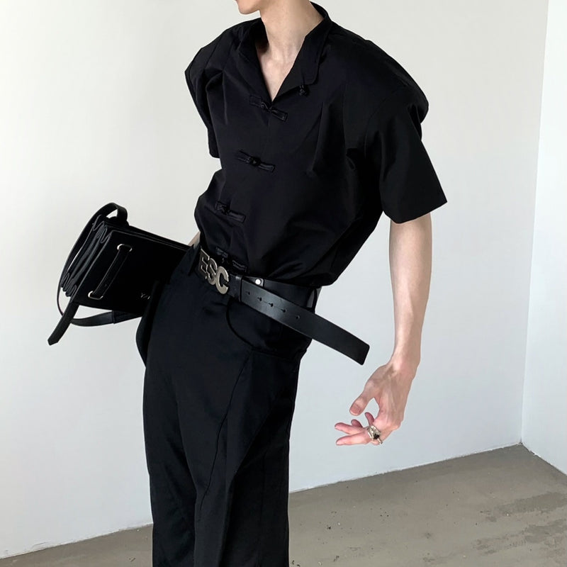 MODEFREAKのチャイナニュアンスデザインシャツ mf3264の画像