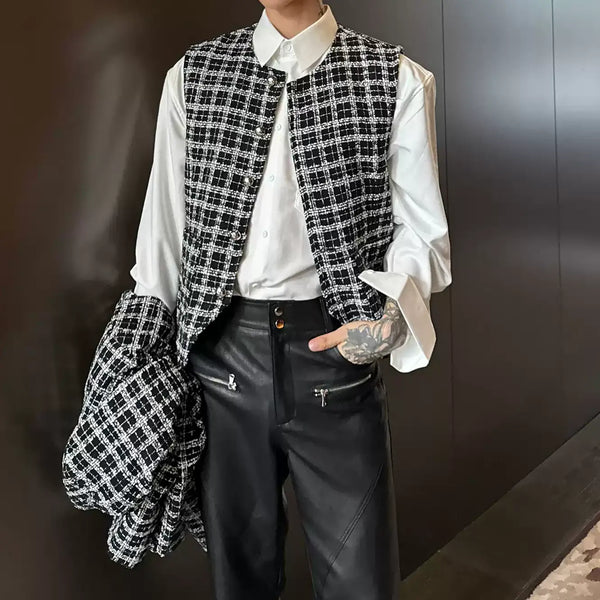 soldout Tweed vest jacket set mf3020