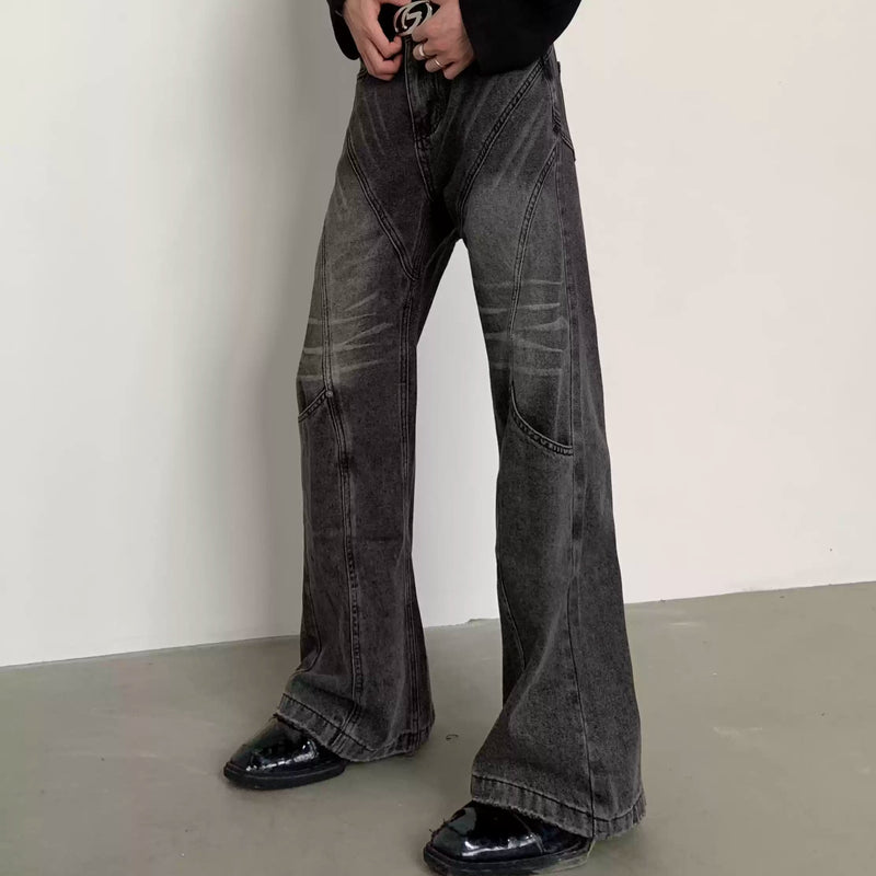 MODEFREAKのモードシルエットデニムパンツ mf3488の画像