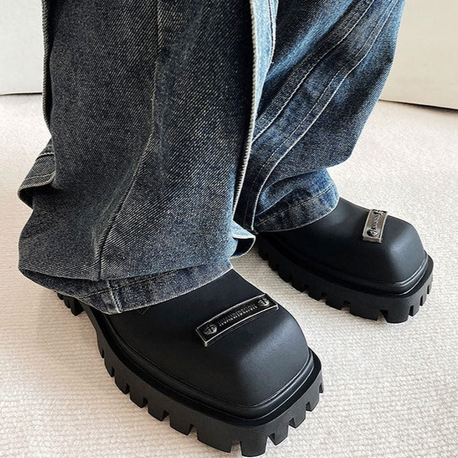 MODEFREAKのスクエアトゥレザーシューズ mf2166の画像6