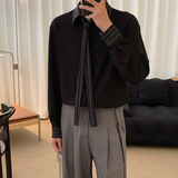MODEFREAKのアクセントストライプシャツ mf2448の画像3