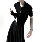 MODEFREAKのモードジップスタイルアップシルエットカットソー mf3329の画像