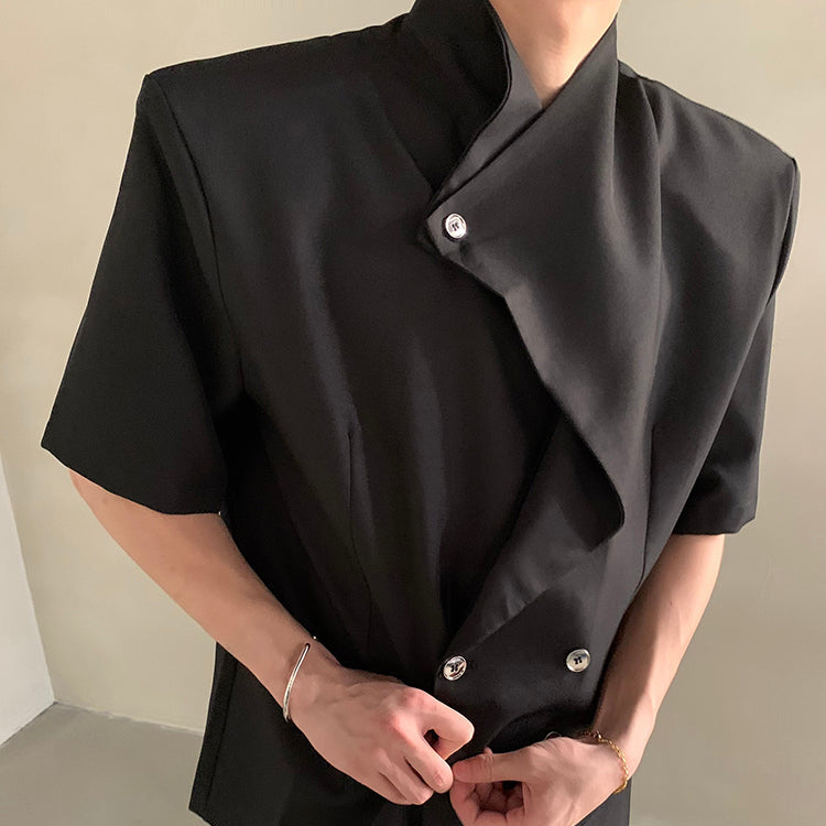 MODEFREAKのアシンメトリー2wayモードジャケット mf3475の画像