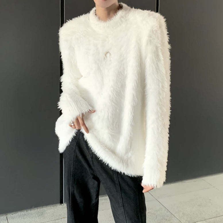 MODEFREAKのミンクタッチラグジュアリーモードニット mf2813の画像