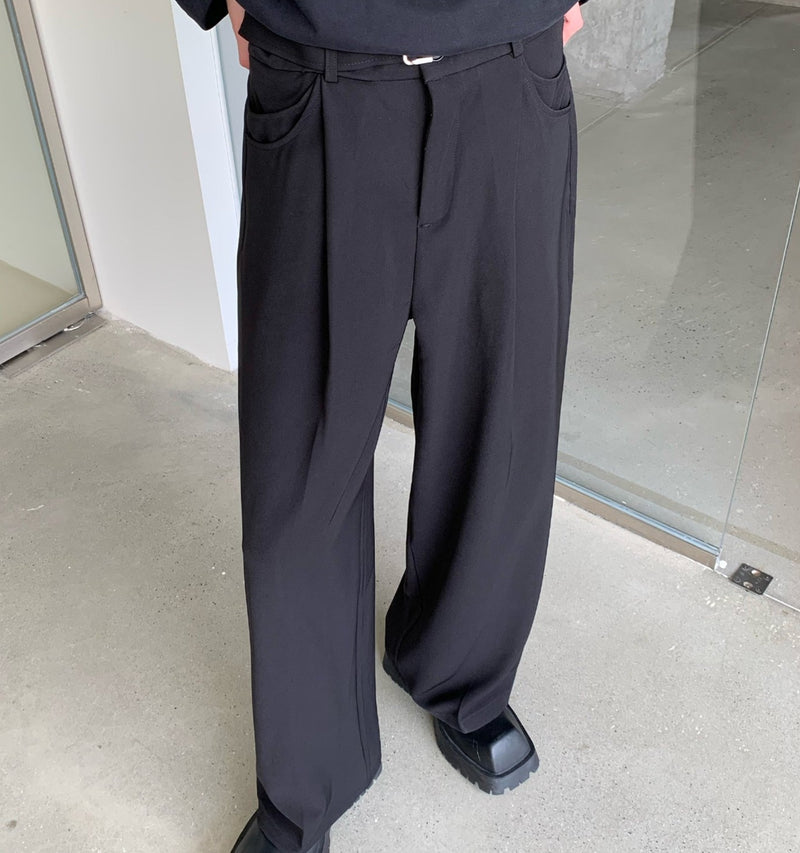 MODEFREAKのモノトーンコリアンスラックス mf2167の画像6