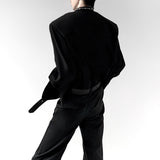 MODEFREAKのハイネックビジューカラーモードシャツ mf3253の画像