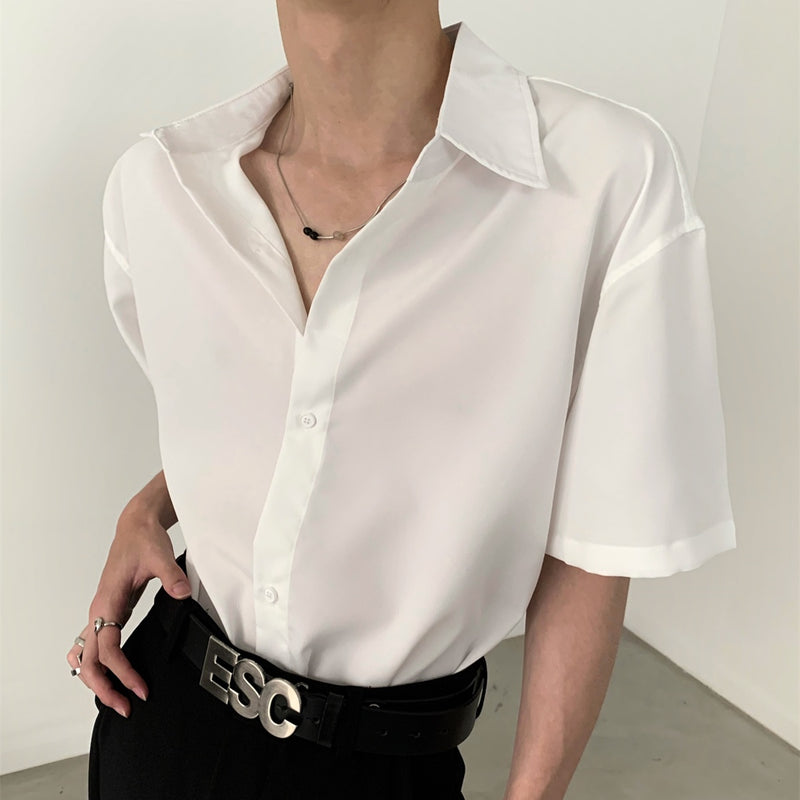 MODEFREAKのルーズシンプルハーフシャツの画像2