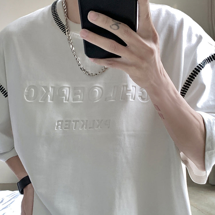 MODEFREAKのスケッチエンボスロゴTシャツの画像10