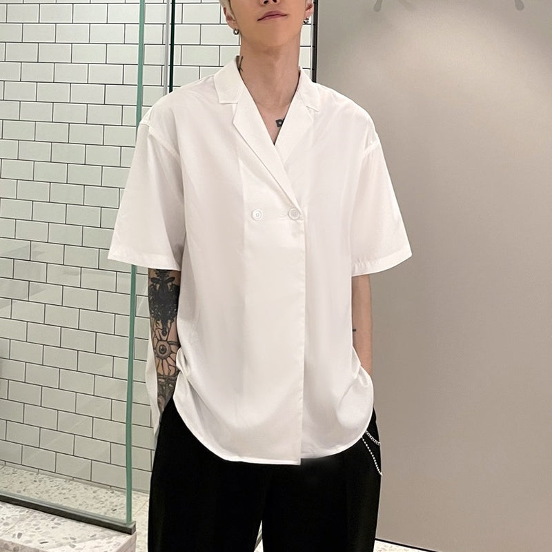 MODEFREAKのVネックシンプルシャツの画像2