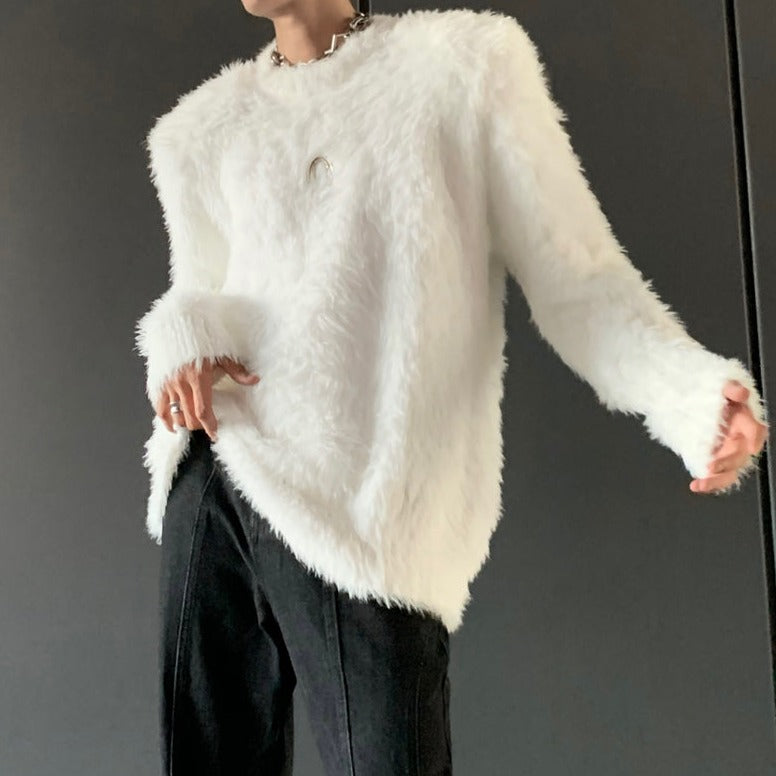 MODEFREAKのミンクタッチラグジュアリーモードニット mf2813の画像