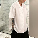 MODEFREAKのVネックシンプルシャツの画像4