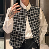 soldout Tweed vest jacket set mf3020