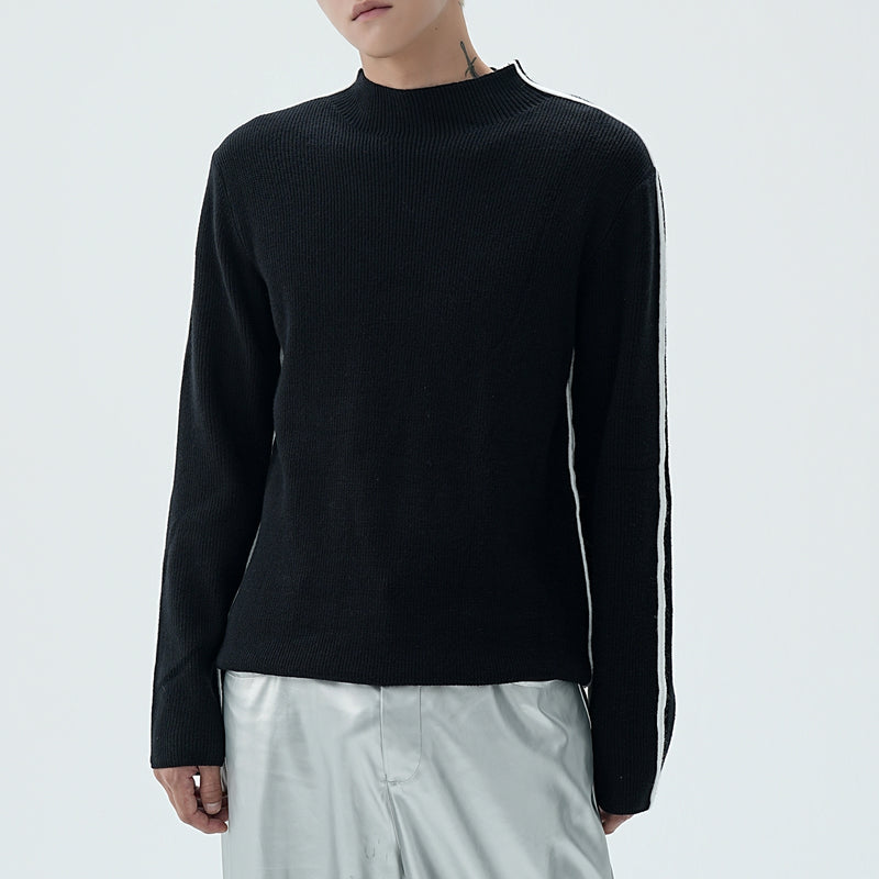 MODEFREAKの【9.15新作】バイカラーラインニットトップスの画像8