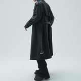 MODEFREAKのレザースタイリッシュモードコート mf2119の画像