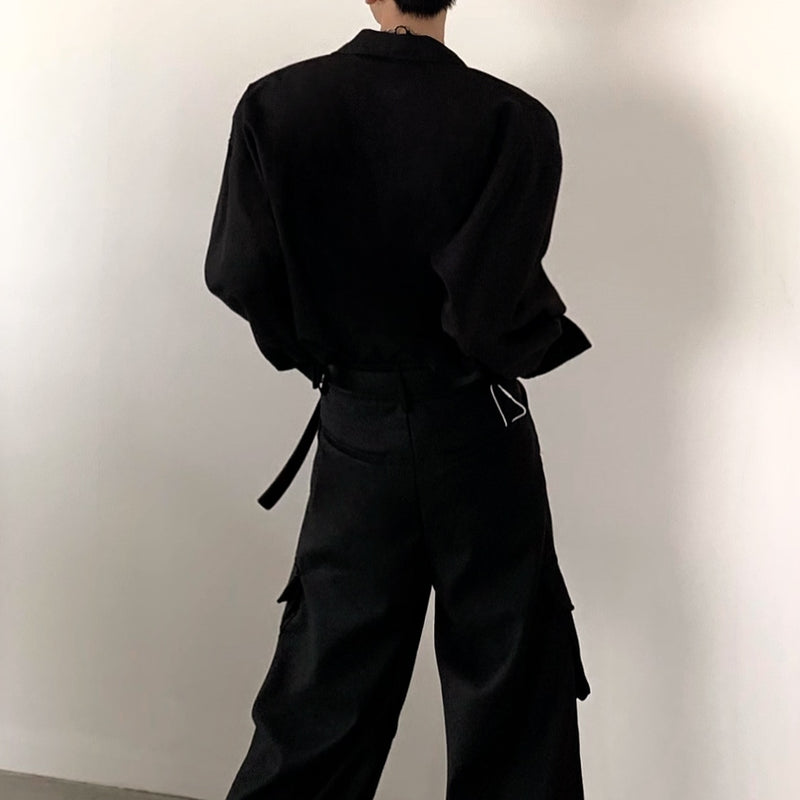 MODEFREAKのモノトーンシンプルシャツ mf2555の画像4