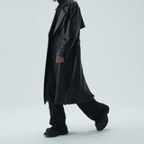 MODEFREAKのレザースタイリッシュモードコート mf2119の画像