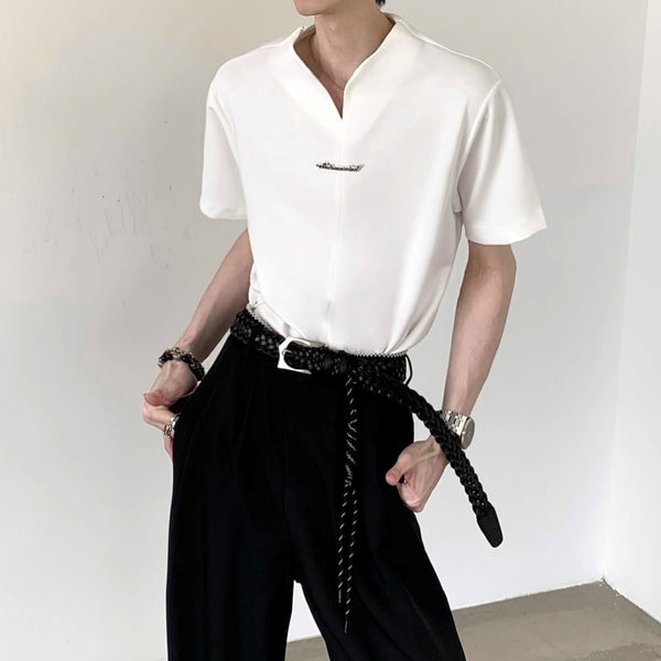 MODEFREAKのモードヴィンテージVネックTシャツ mf3377の画像