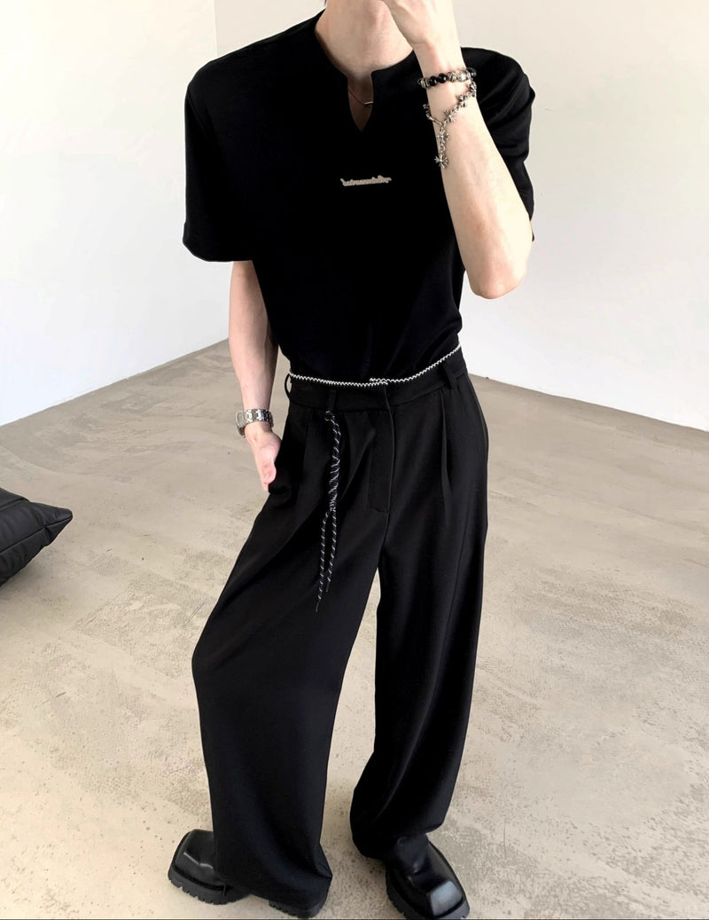 MODEFREAKのモードヴィンテージVネックシャツ mf3377の画像