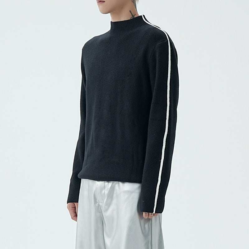 MODEFREAKの【9.15新作】バイカラーラインニットトップスの画像9