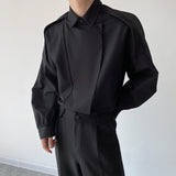 MODEFREAKの【最短即日発送】2wayクラシックデザインモノトーンシャツ mf1873の画像