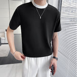 MODEFREAKのネックバイカラーTシャツの画像4