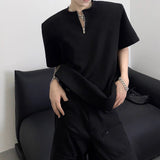 soldout Zip-up mode silhouette cut-and-sew mf2752