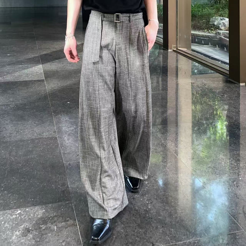 MODEFREAKの【8.20新作】ベルトデザインハイウエストスラックス mf3452の画像