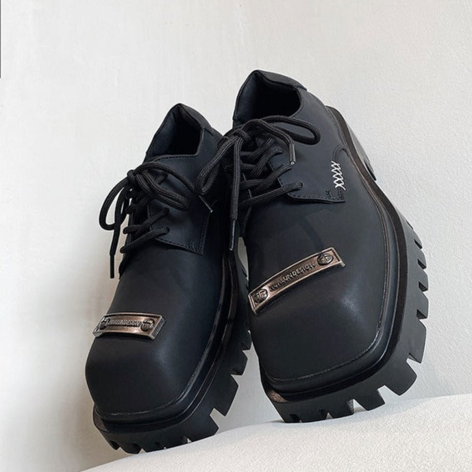 MODEFREAKのスクエアトゥレザーシューズ mf2166の画像16