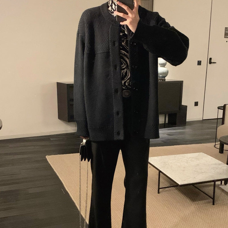 MODEFREAKのルーズモノトーンカーディガン mf2098の画像