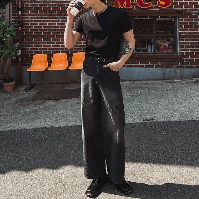 MODEFREAKのコリアンモードシルエットTシャツ mf3434の画像