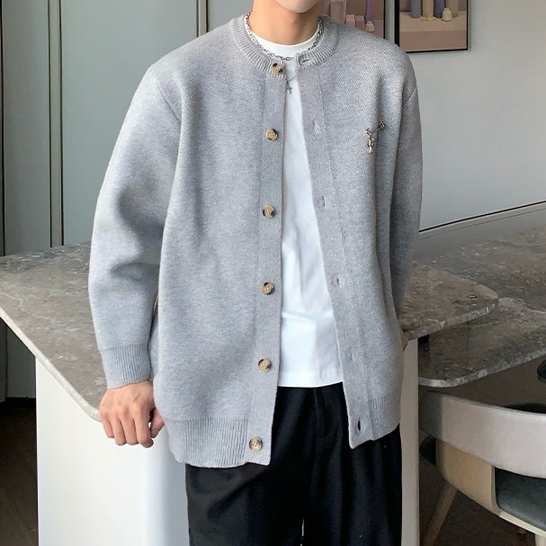 MODEFREAKのピンデザインクラシカルカーディガン mf3049の画像