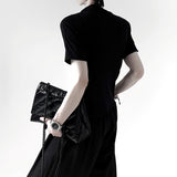 MODEFREAKのモードジップスタイルアップシルエットカットソー mf3329の画像