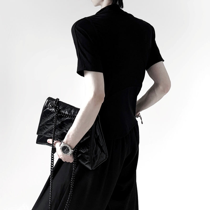 MODEFREAKのモードジップスタイルアップシルエットカットソー mf3329の画像
