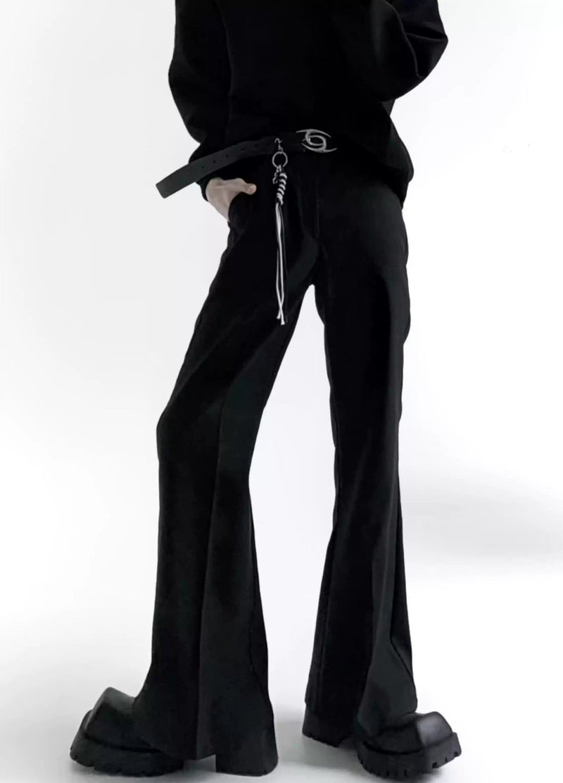MODEFREAKのラインシルエットモードフレアパンツ mf2976の画像