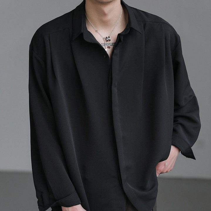 MODEFREAKのダブルタックコリアンシャツ mf2379の画像8