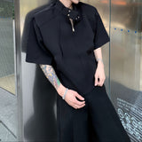 MODEFREAKのハイネックモードジップアップシャツ mf3291の画像