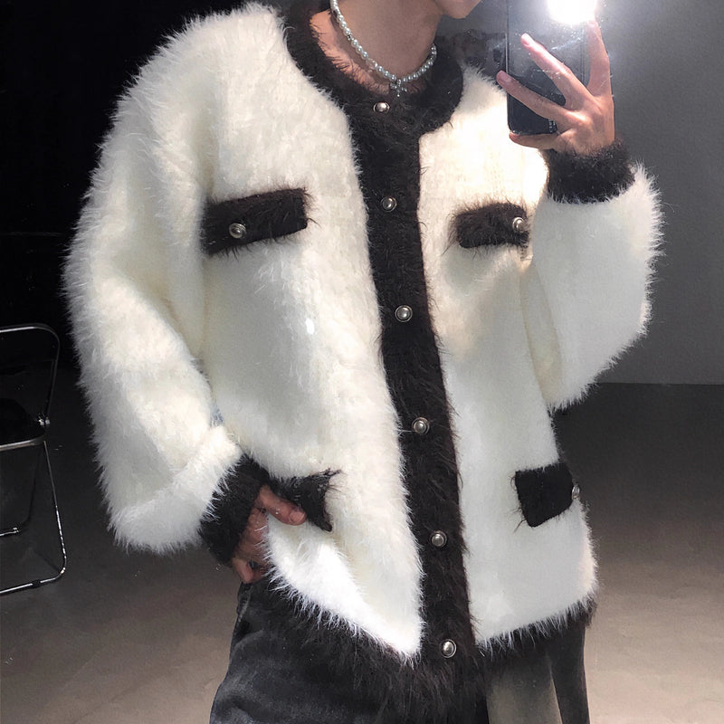 MODEFREAKのラグジュアリーミンクカーディガン mf2261の画像