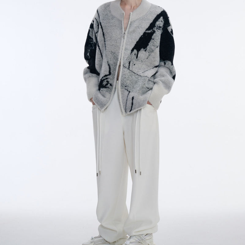 MODEFREAKのジップアップモードニュアンスニット mf3501の画像