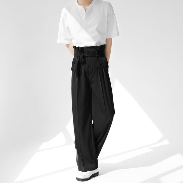 MODEFREAKのハイウエストスラックスの画像1