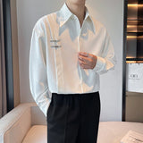 MODEFREAKのバックルデザインコリアンモードシャツ mf2419の画像